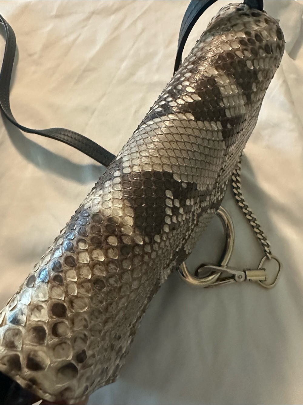 Chloé Faye Crossbody Bag with Python Excellent Condition - Picture 10 of 15